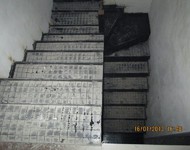 Железная лестница с забежными ступенями