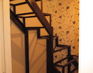 Изготовление, монтаж лестницы и кованного ограждения